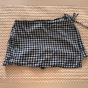 Gingham linen skort from old navy